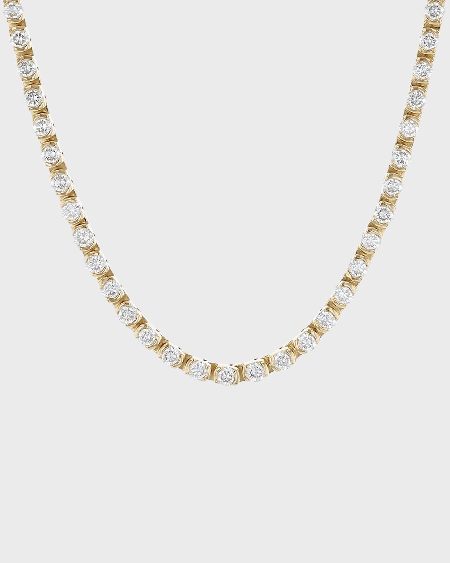 Graduated deals tennis necklace