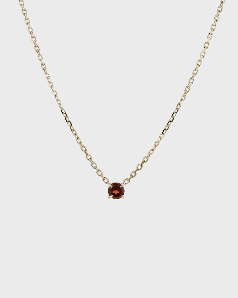 Garnet birthstone clearance necklaces