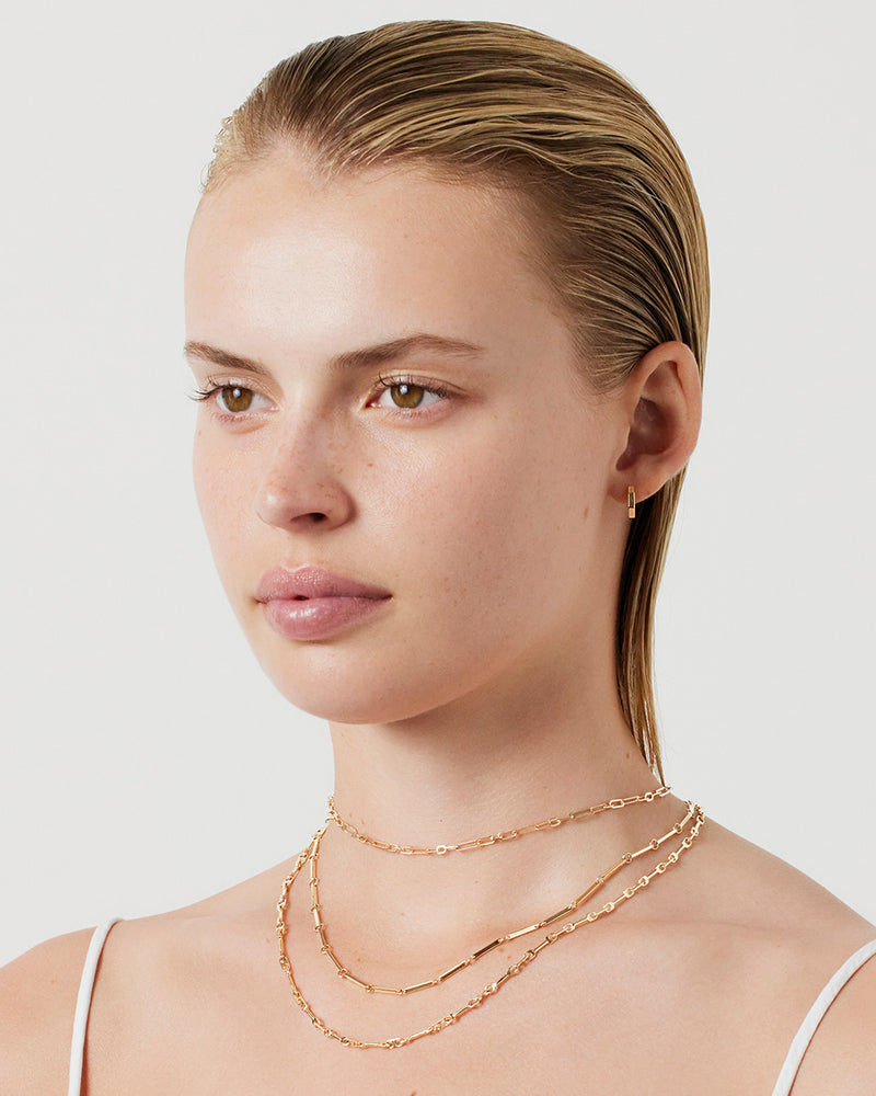 Piston Chain Yellow Gold by Sarah & Sebastian