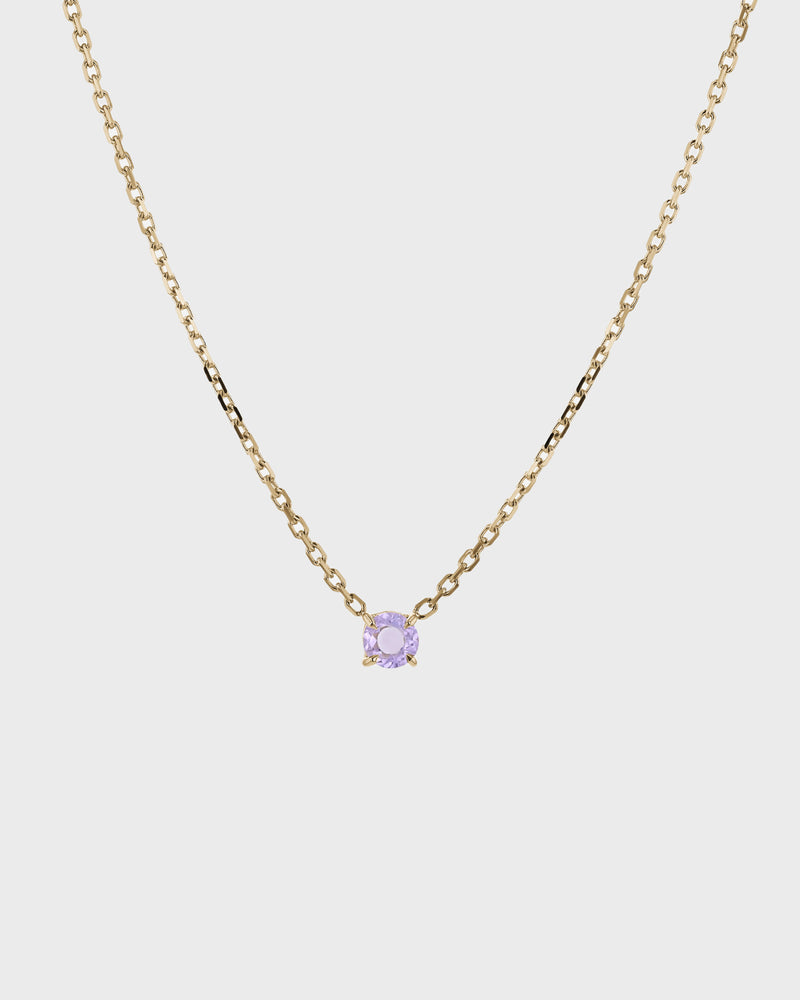 The Amethyst Birthstone Necklace by Sarah & Sebastian