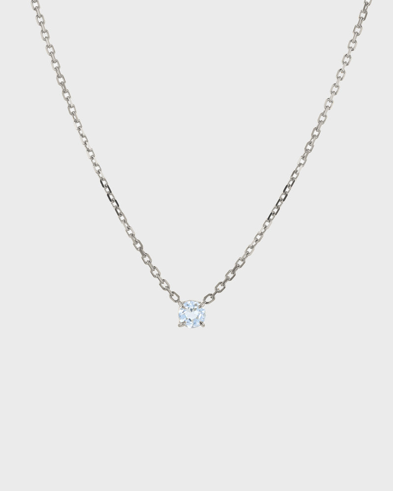 The Aquamarine Birthstone Necklace by Sarah & Sebastian