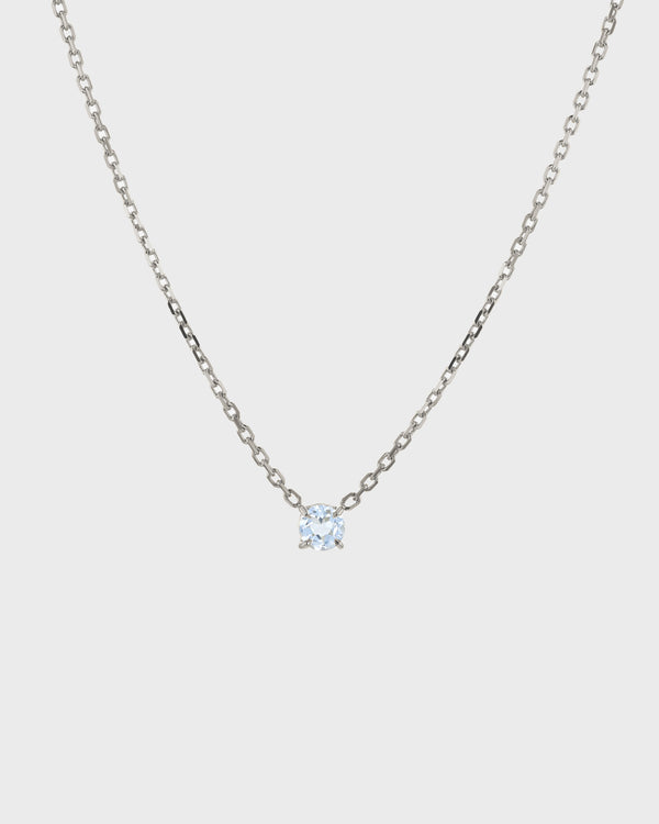 The Aquamarine Birthstone Necklace by Sarah & Sebastian