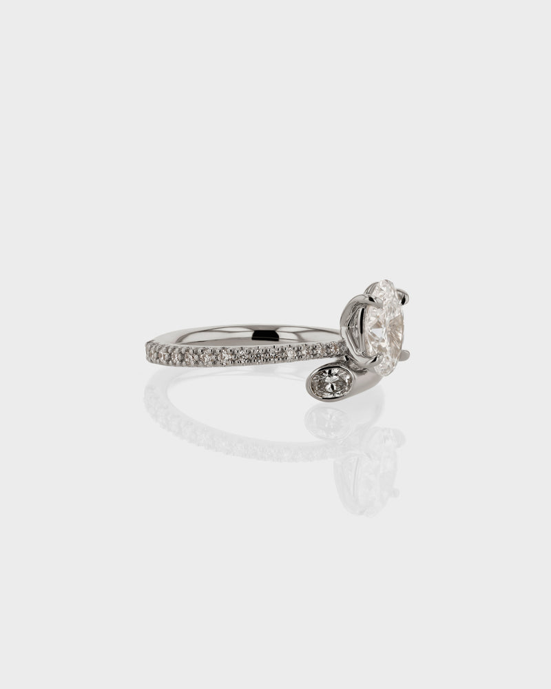 Aria Oval Eternity Engagement Ring by Sarah & Sebastian