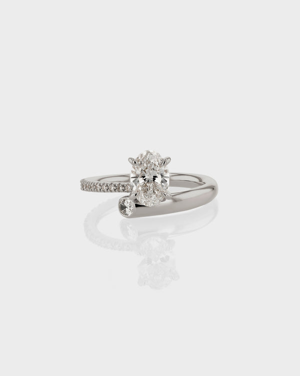 Aria Oval Eternity Engagement Ring by Sarah & Sebastian