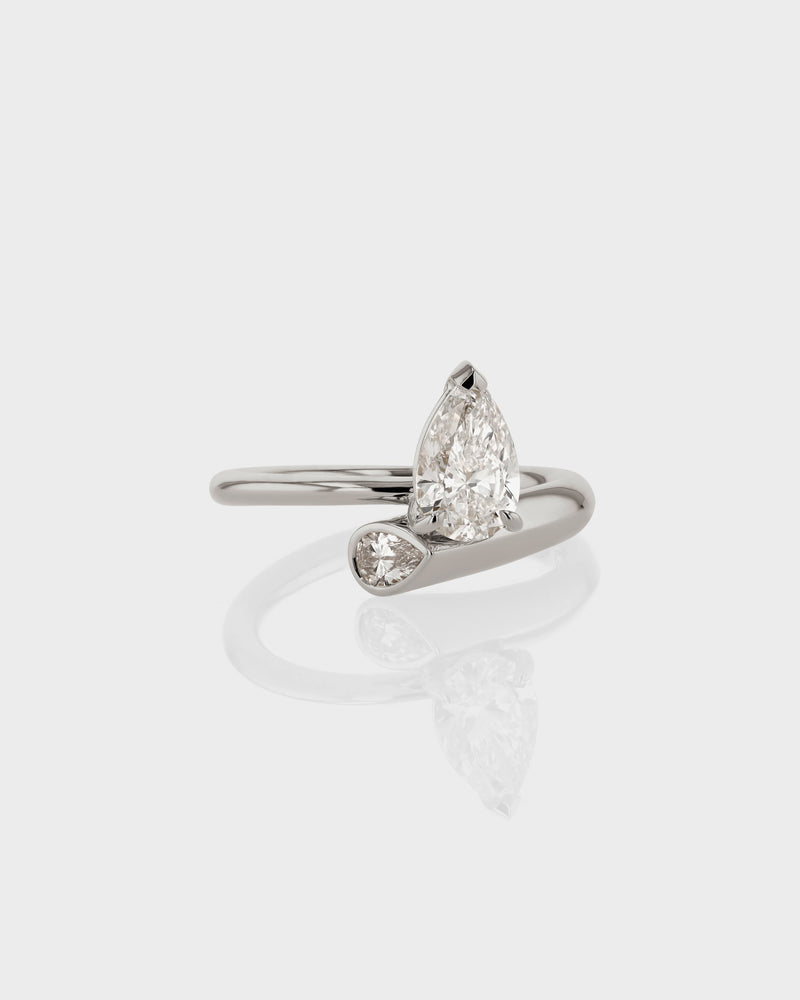 Aria Pear Engagement Ring by Sarah & Sebastian