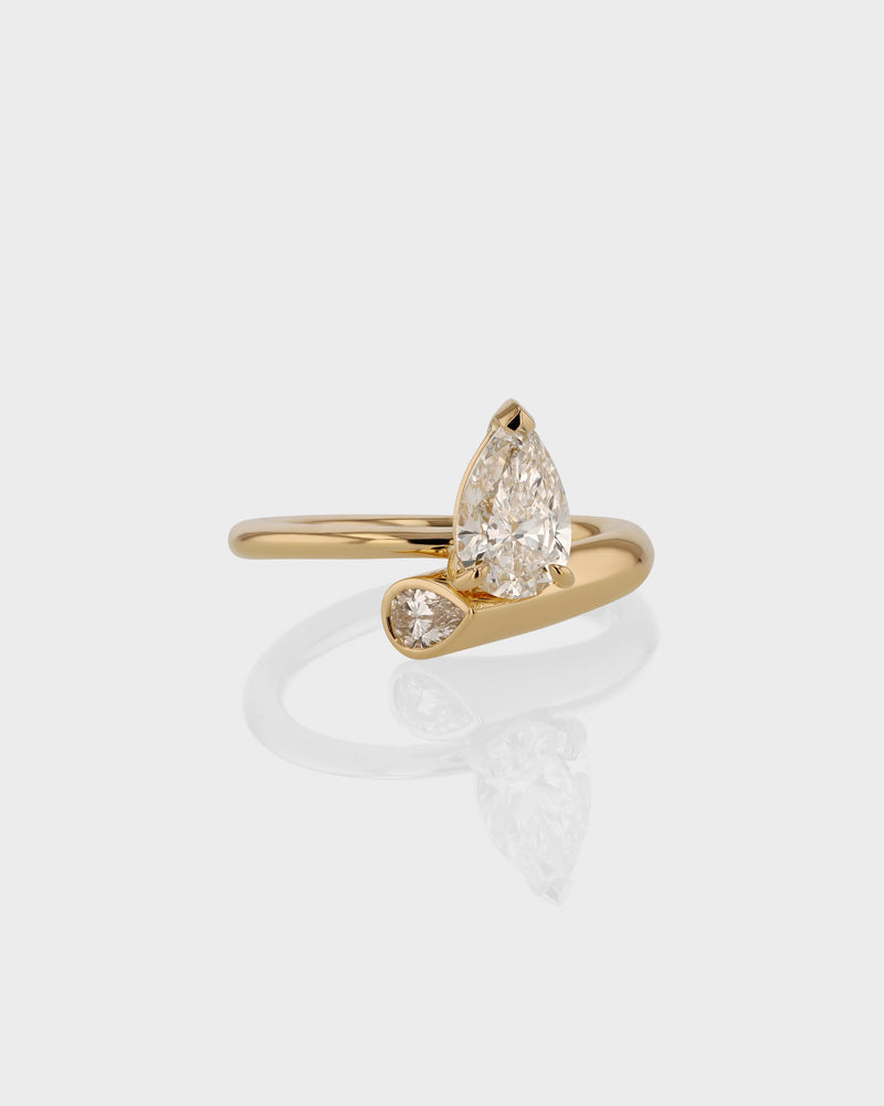 Aria Pear Engagement Ring by Sarah & Sebastian