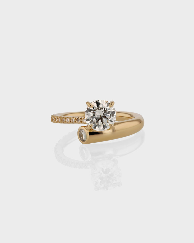 Aria Round Eternity Engagement Ring by Sarah & Sebastian