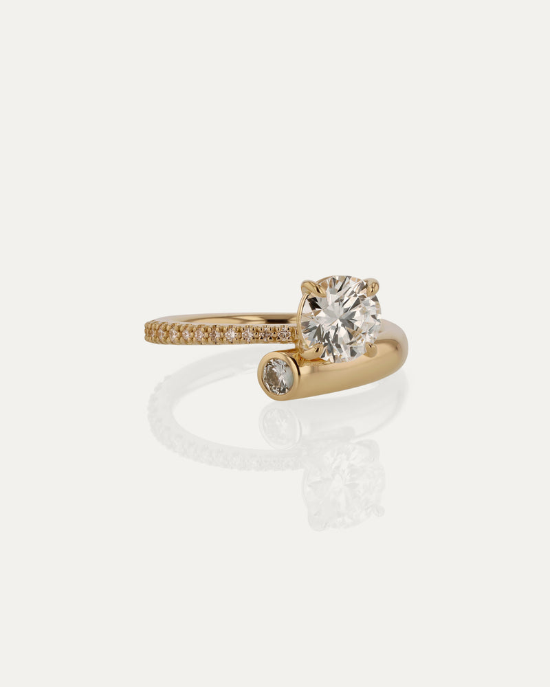 Aria Round Eternity Engagement Ring