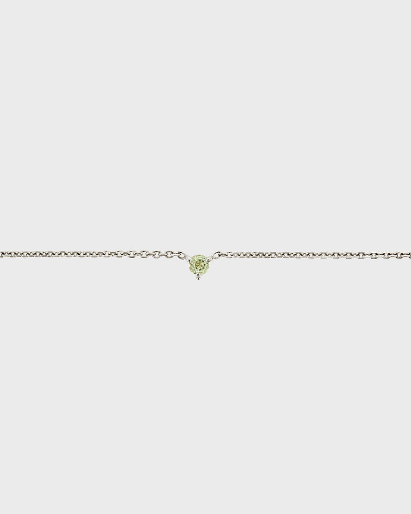 The Petite Peridot Birthstone Bracelet