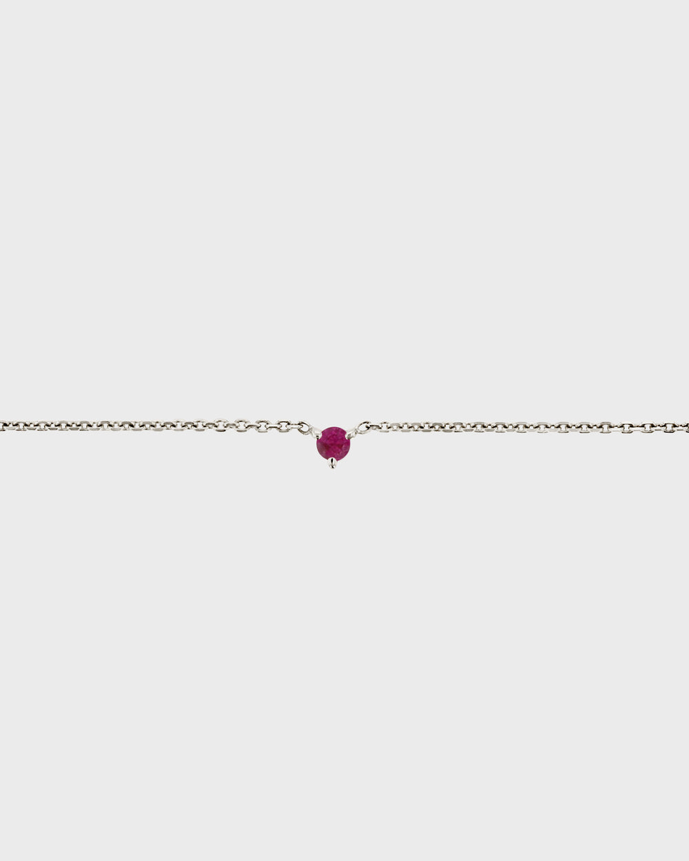 The Petite Ruby Birthstone Bracelet by Sarah & Sebastian