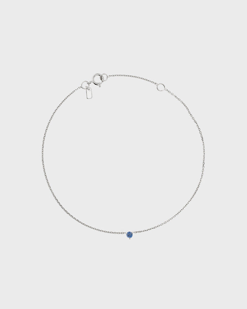 The Petite Sapphire Birthstone Bracelet by Sarah & Sebastian