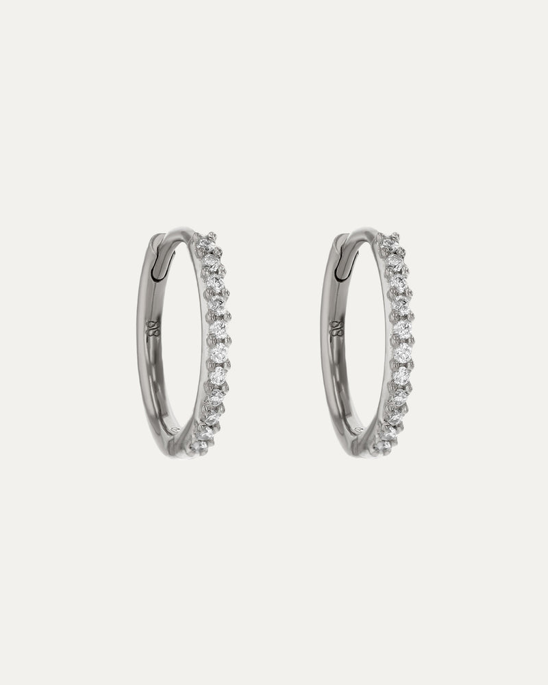 Demi Diamond Hoop by Sarah & Sebastian