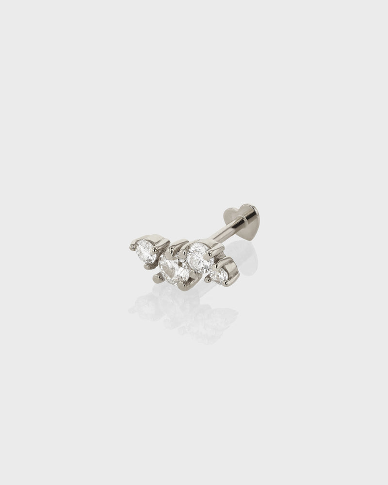 Diamond Gravity Cartilage Earring by Sarah & Sebastian