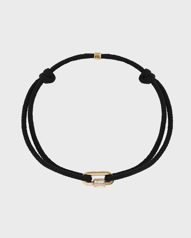 Diamond Lock Cord Bracelet by Sarah & Sebastian