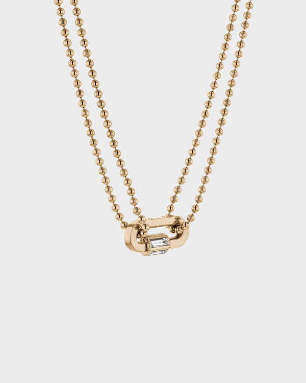 Diamond Lock Necklace by Sarah & Sebastian