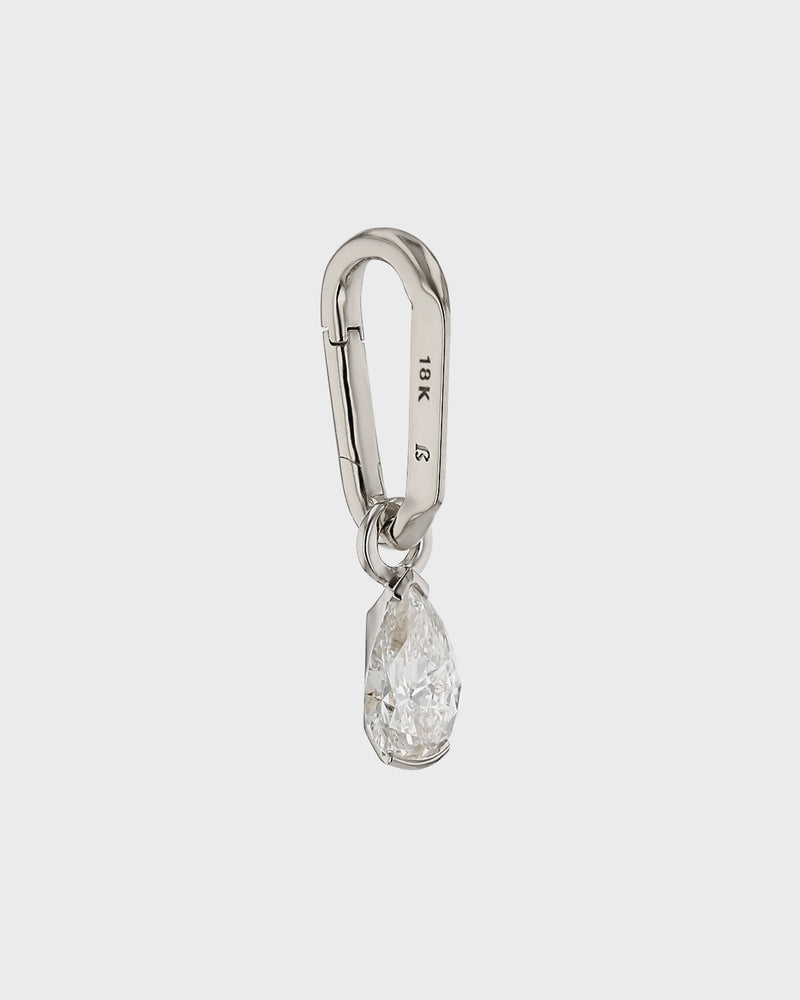 Diamond Pear Carabiner by Sarah & Sebastian