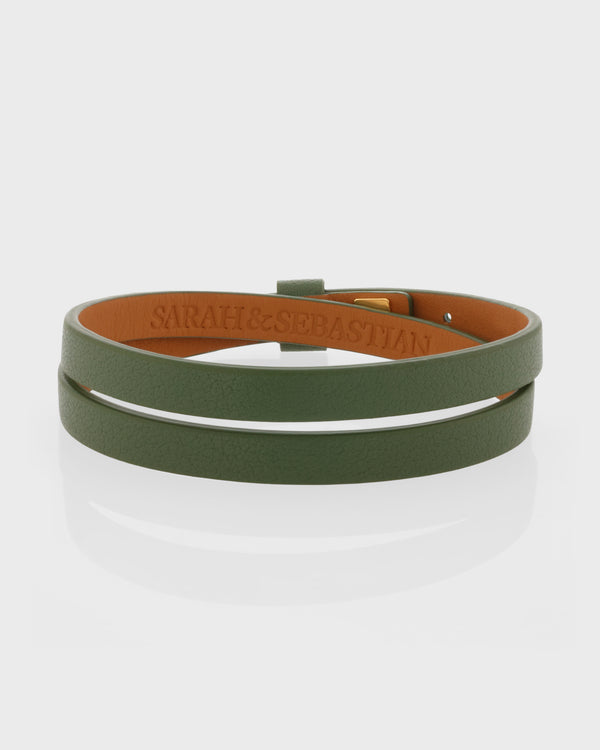 Double Wrap Leather Bracelet by Sarah & Sebastian