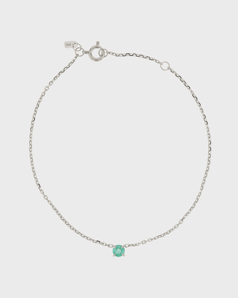 The Emerald Birthstone Bracelet by Sarah & Sebastian