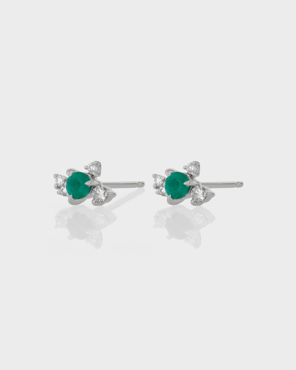 Emerald Cluster Earring