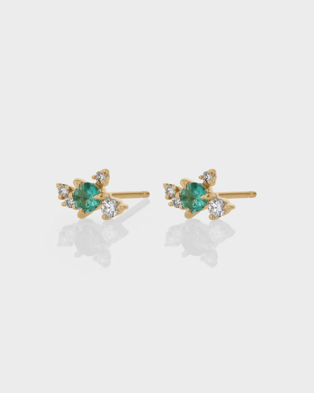 Emerald Cluster Earring by Sarah & Sebastian