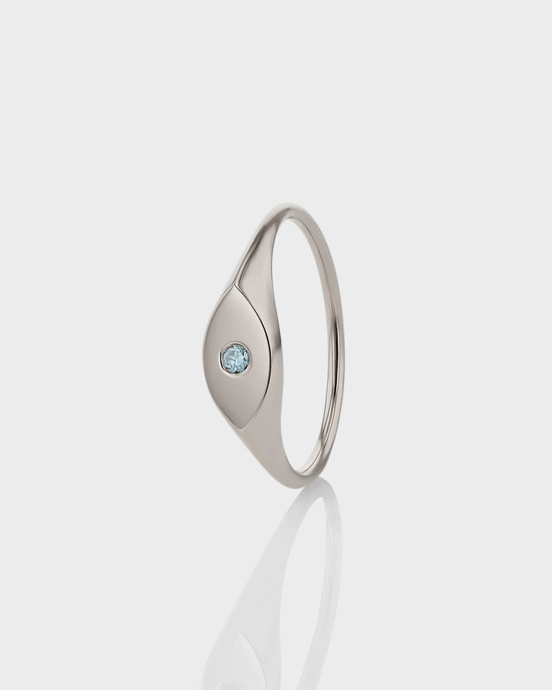 Evil Eye Signet Ring by Sarah & Sebastian