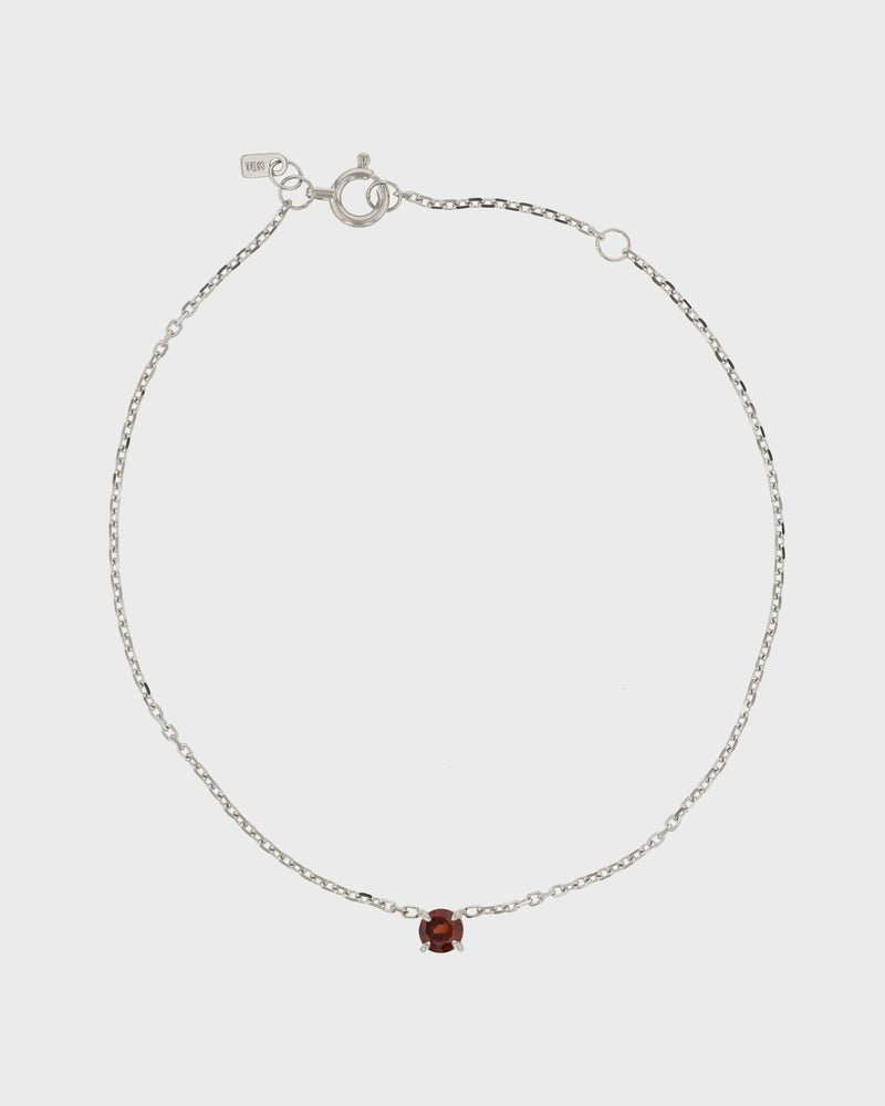 The Garnet Birthstone Bracelet by Sarah & Sebastian