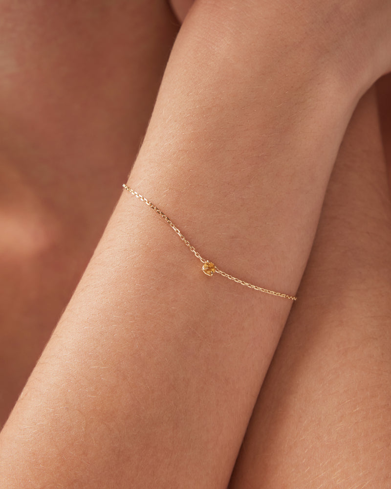 The Citrine Birthstone Bracelet by Sarah & Sebastian