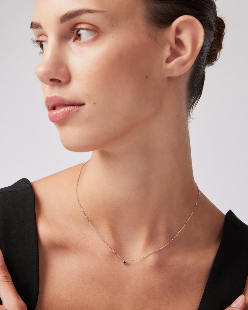 The Sapphire Birthstone Necklace by Sarah & Sebastian