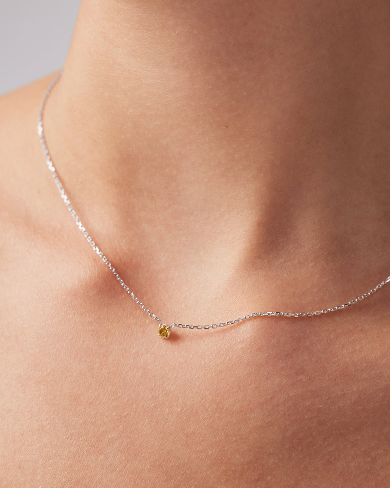 The Citrine Birthstone Necklace by Sarah & Sebastian