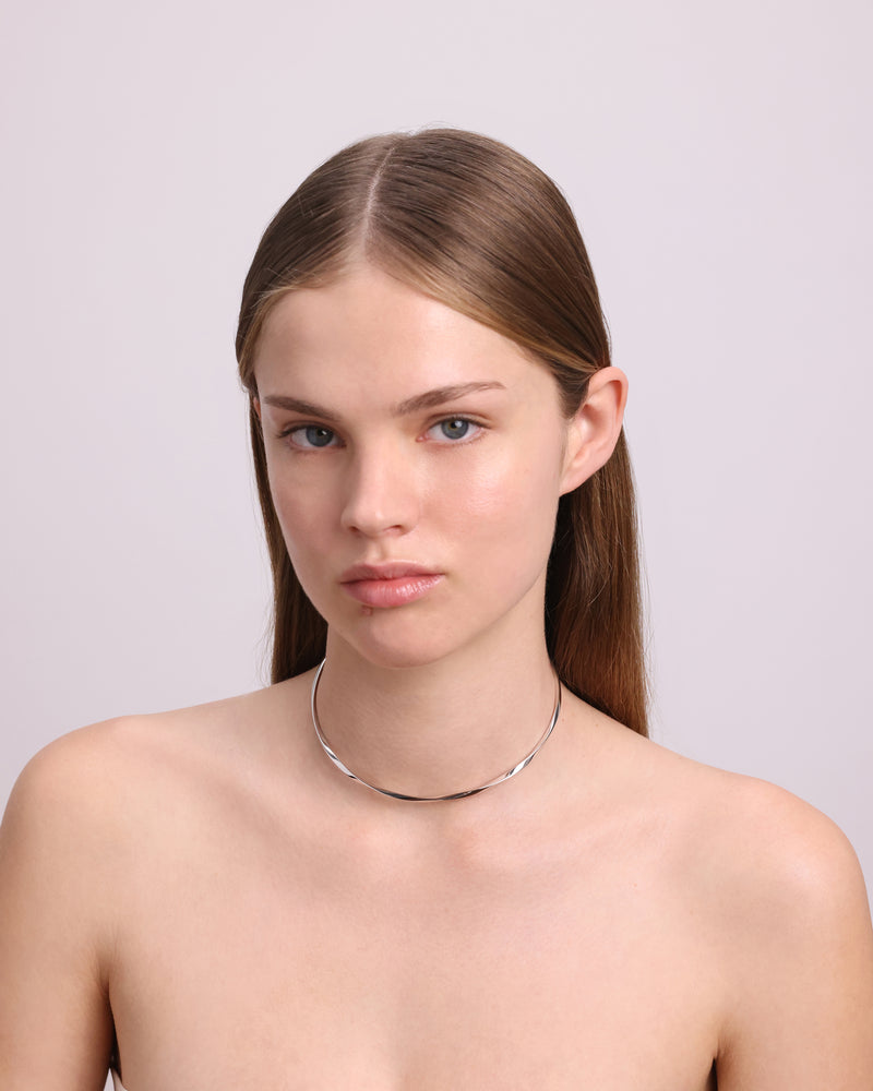 Twisted Pipi Choker by Sarah & Sebastian