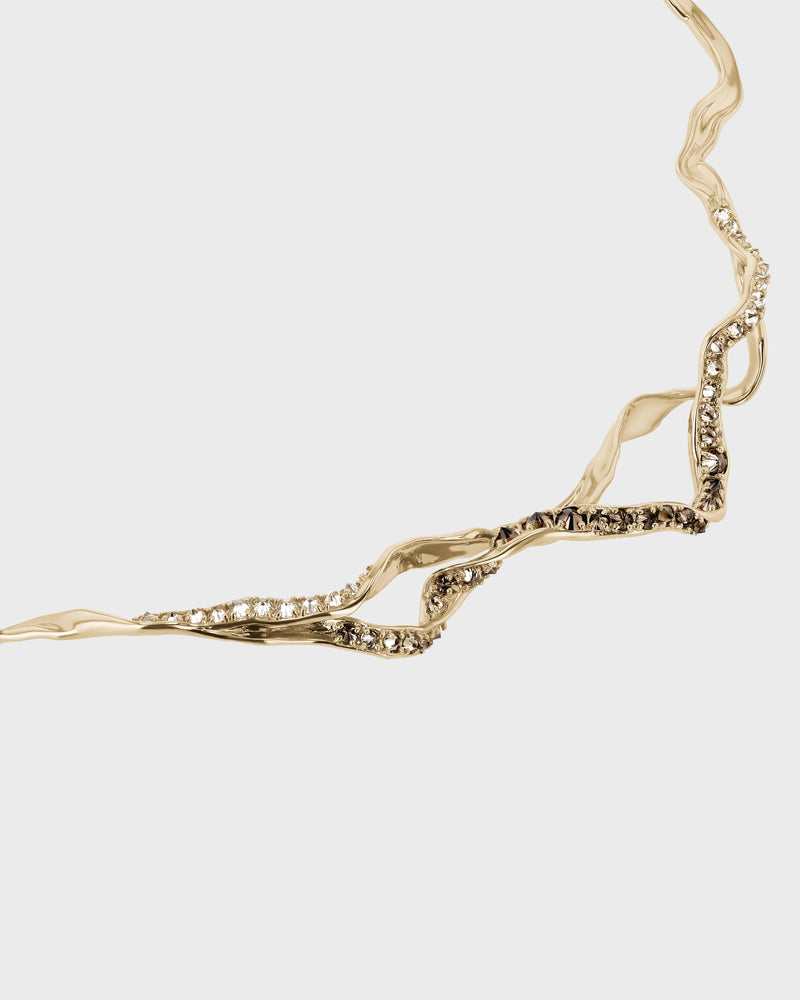 Golden Kelp Choker by Sarah & Sebastian