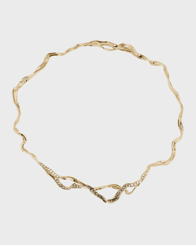 Golden Kelp Choker by Sarah & Sebastian