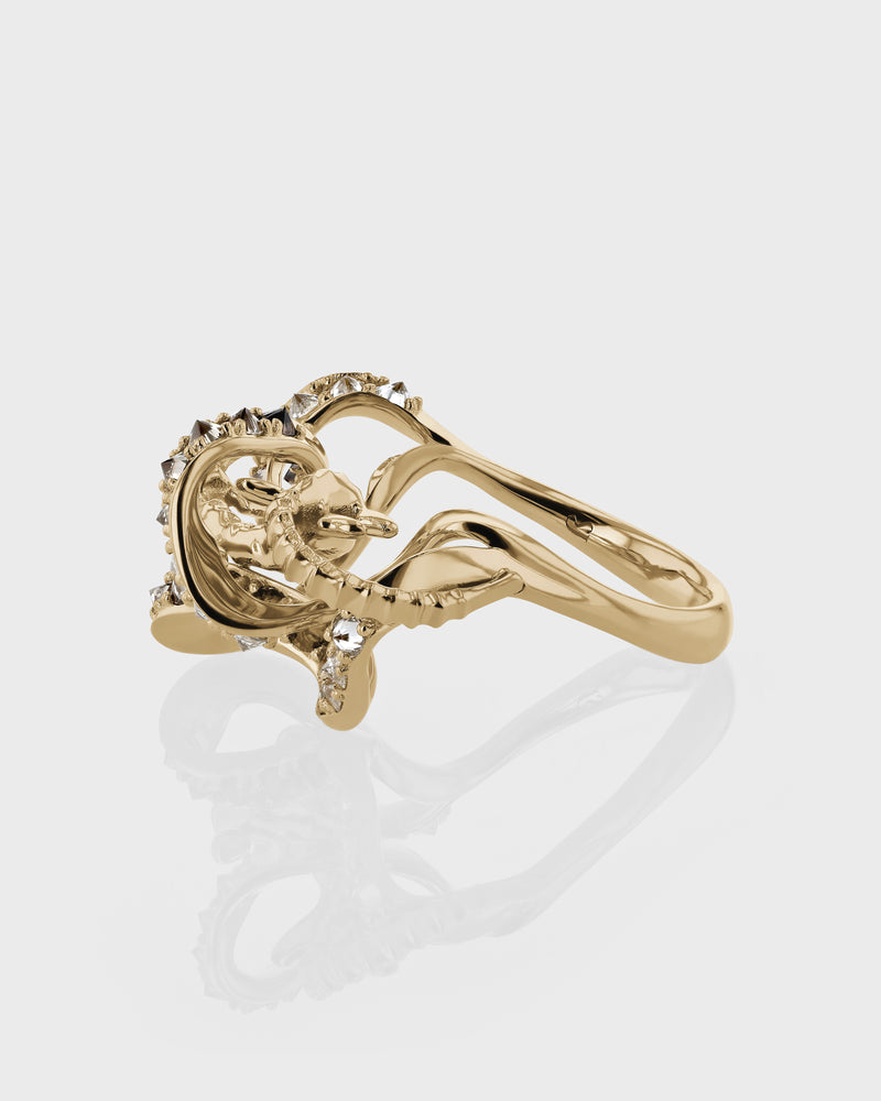 Golden Kelp Ring by Sarah & Sebastian