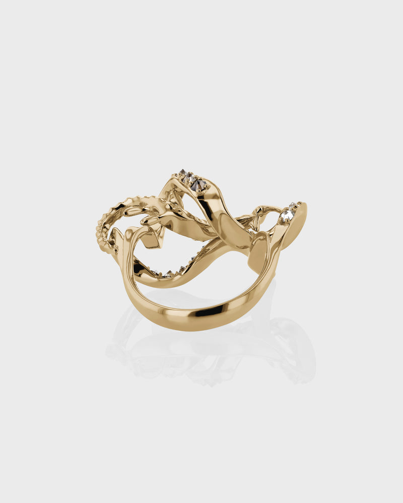 Golden Kelp Ring by Sarah & Sebastian