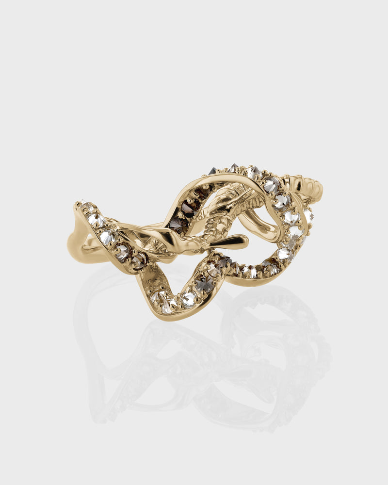 Golden Kelp Ring by Sarah & Sebastian