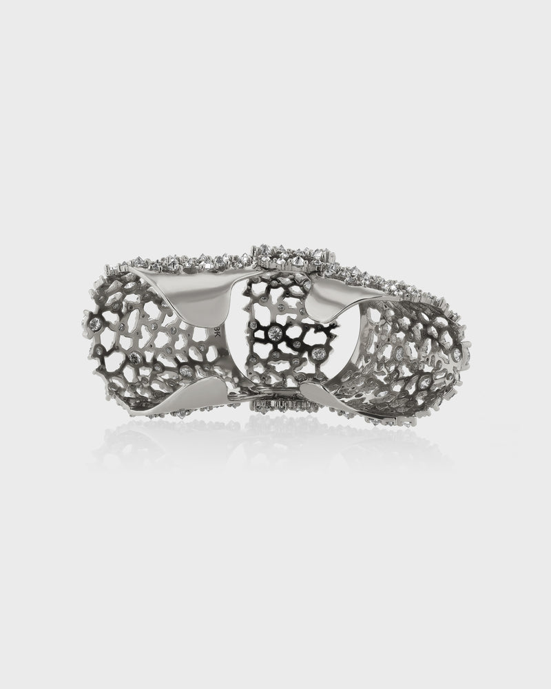 Urchin Lace Armour Ring by Sarah & Sebastian