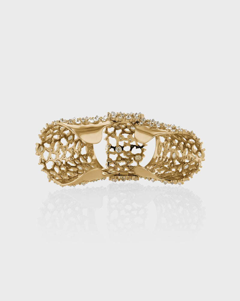 Urchin Lace Armour Ring by Sarah & Sebastian