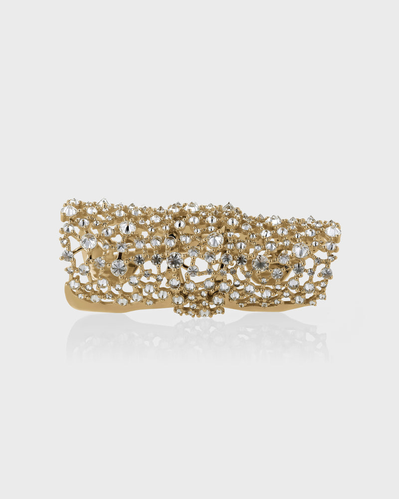 Urchin Lace Armour Ring by Sarah & Sebastian