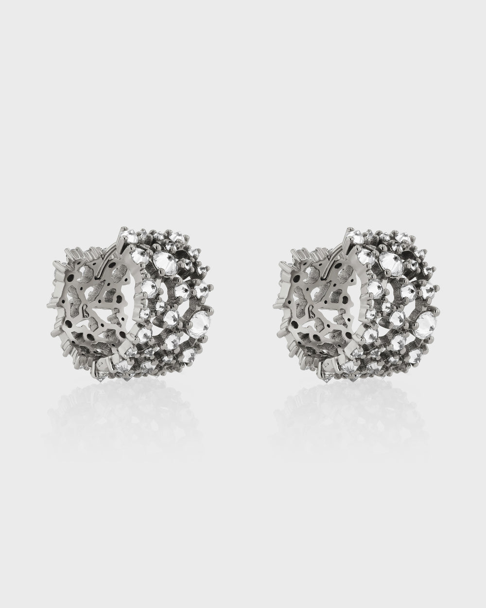 Urchin Lace Hoops by Sarah & Sebastian