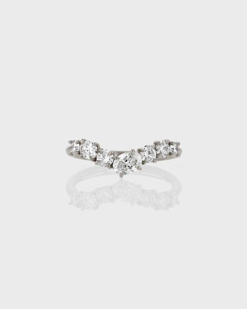 Oval Salt Drop Ring by Sarah & Sebastian