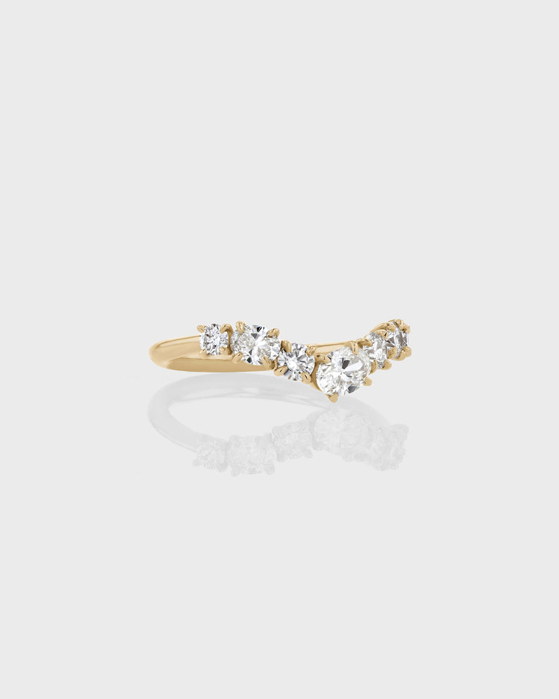 Oval Salt Drop Ring by Sarah & Sebastian