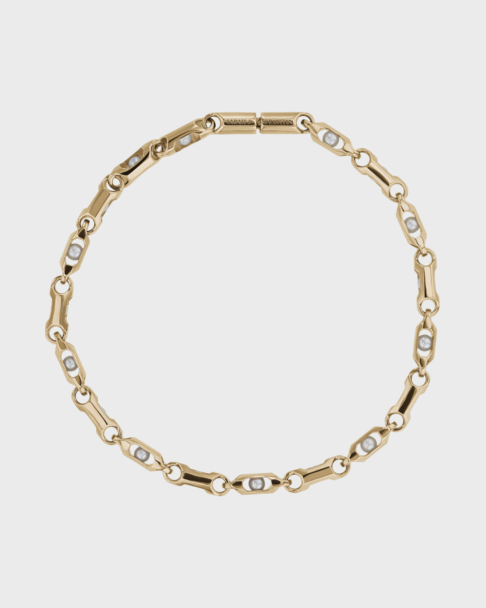 Pearl Piston Bracelet by Sarah & Sebastian