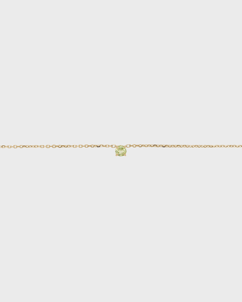 The Peridot Birthstone Bracelet by Sarah & Sebastian