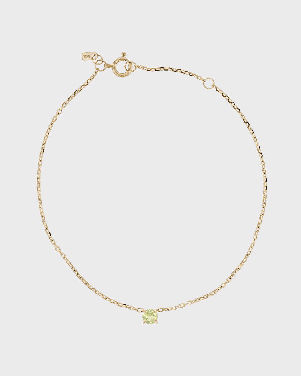 The Peridot Birthstone Bracelet by Sarah & Sebastian