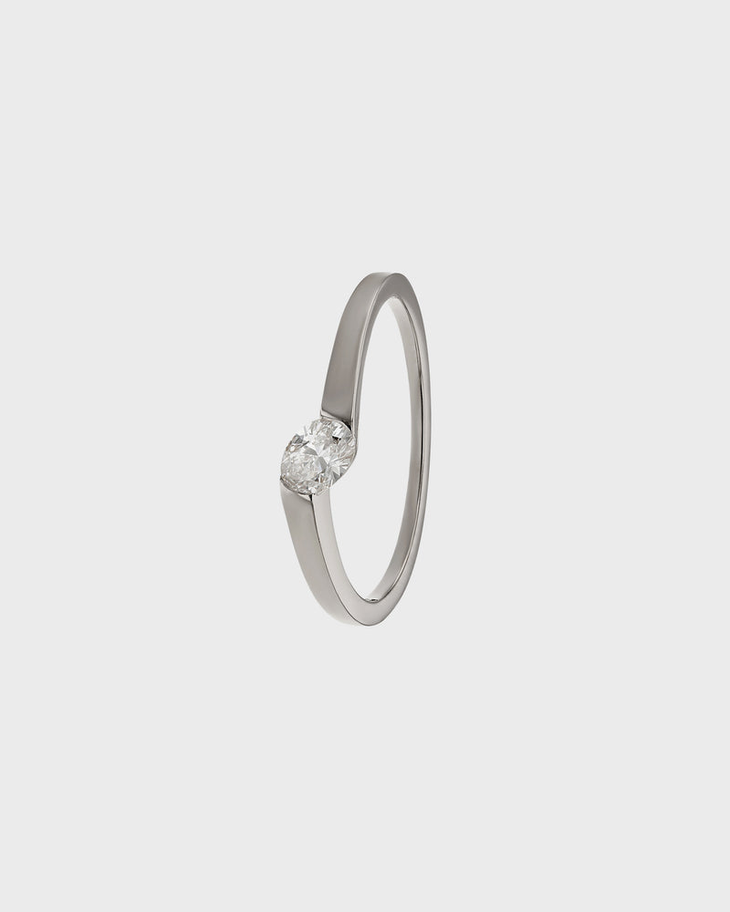 Petite Oval Suspense Ring by Sarah & Sebastian