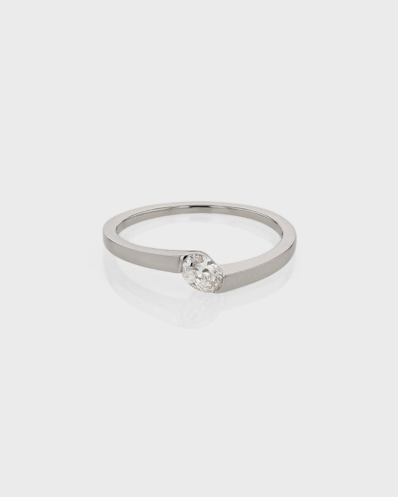 Petite Oval Suspense Ring by Sarah & Sebastian