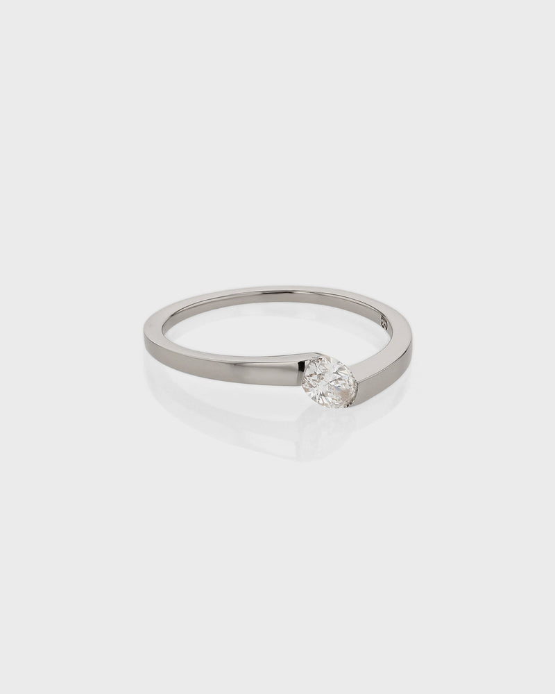 Petite Oval Suspense Ring by Sarah & Sebastian