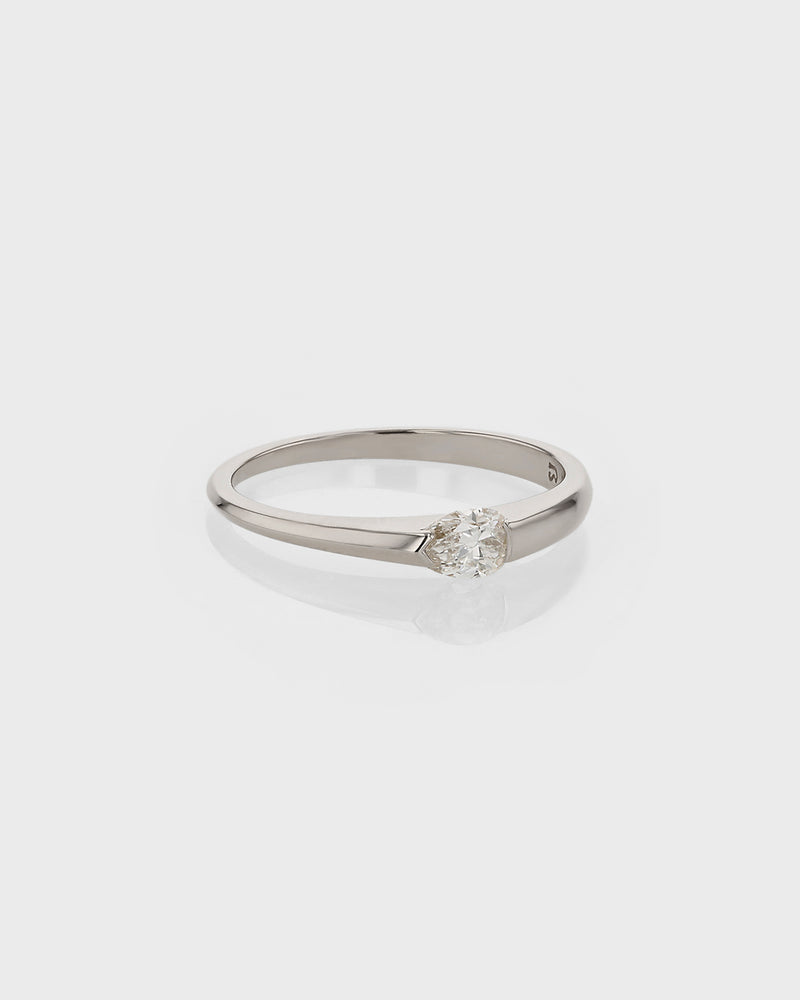 Petite Pear Suspense Ring by Sarah & Sebastian