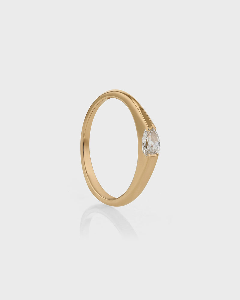 Petite Pear Suspense Ring by Sarah & Sebastian