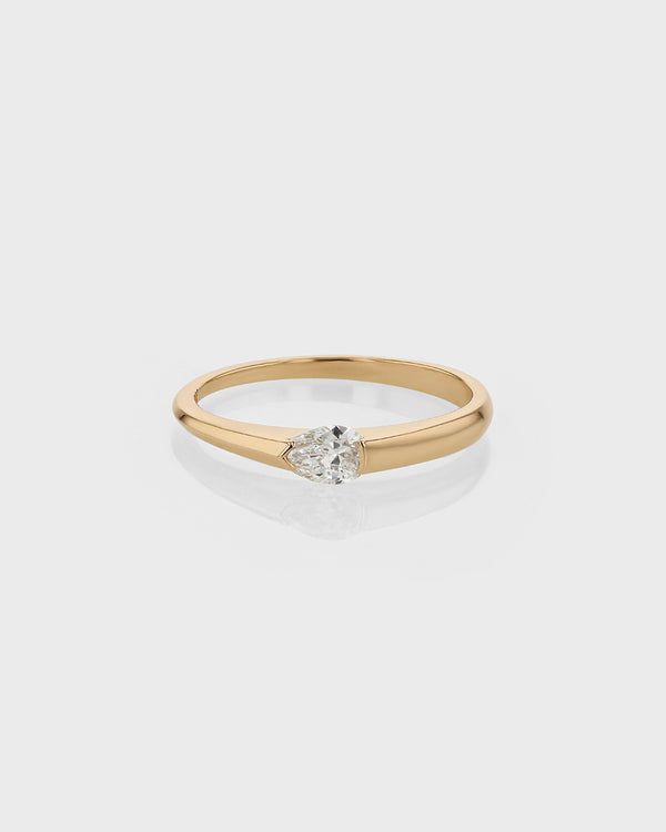 Petite Pear Suspense Ring by Sarah & Sebastian